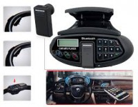 XN-88A Car ratten Car Kit med Bluetooth headset, telefonbok, MP3-spelare och FM-radio (Svart)